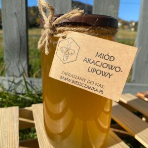 Miód letni wielokwiatowy - malina lipa