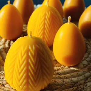 Świeca jajko jodełka