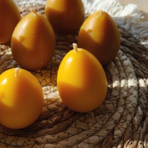 Świeca jajko gładkie